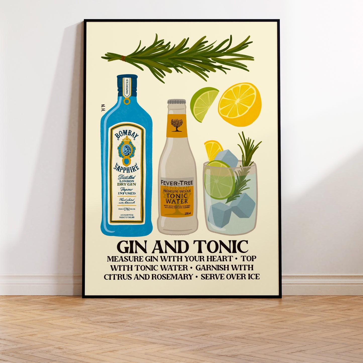 The Bombay Gin and Tonic Print