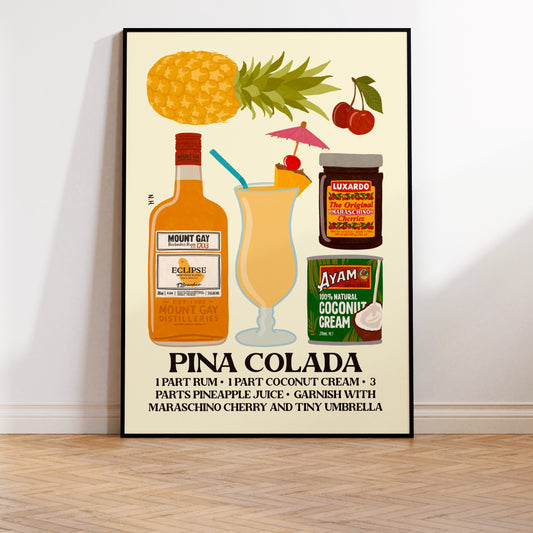 The Pina Colada Print