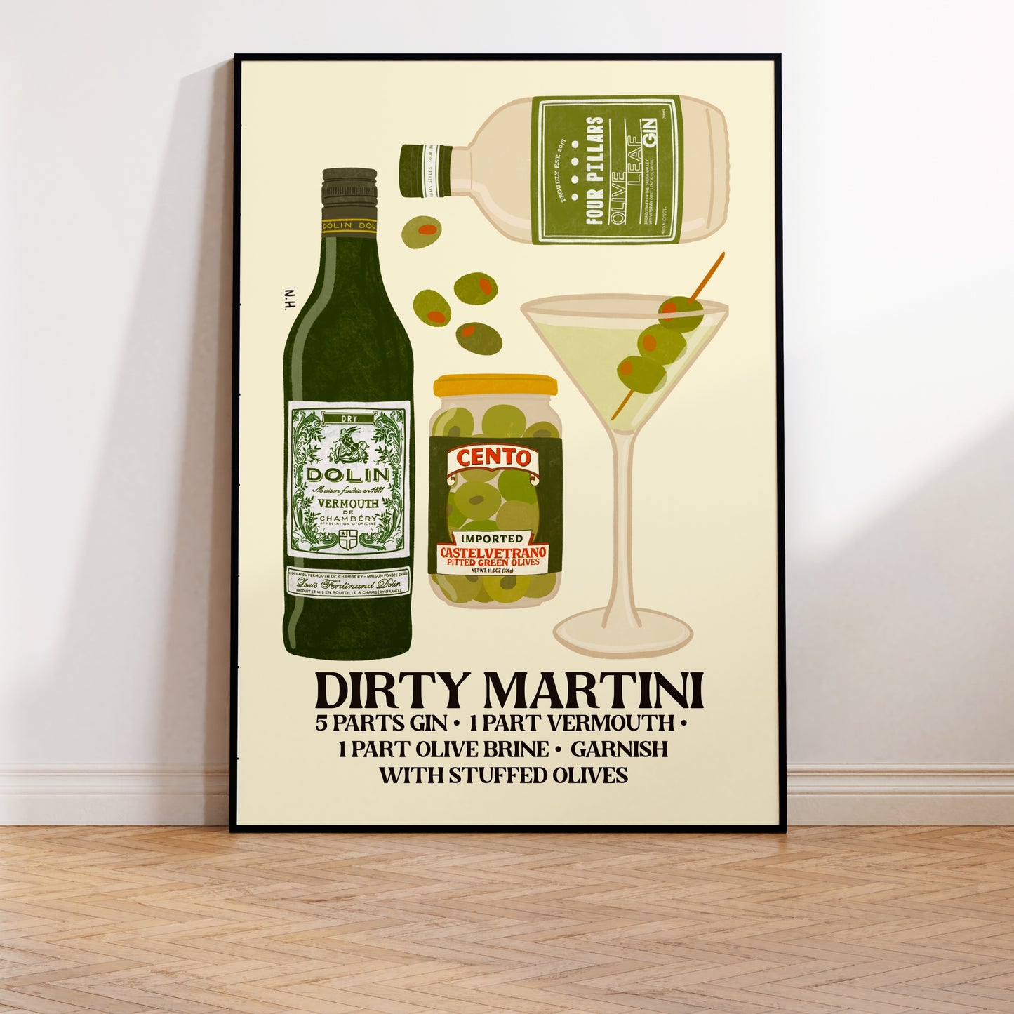 The Dirty Martini Print