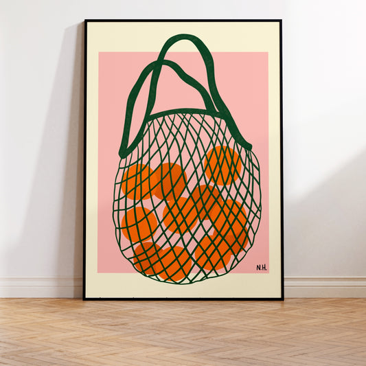 The Bag of Oranges Print