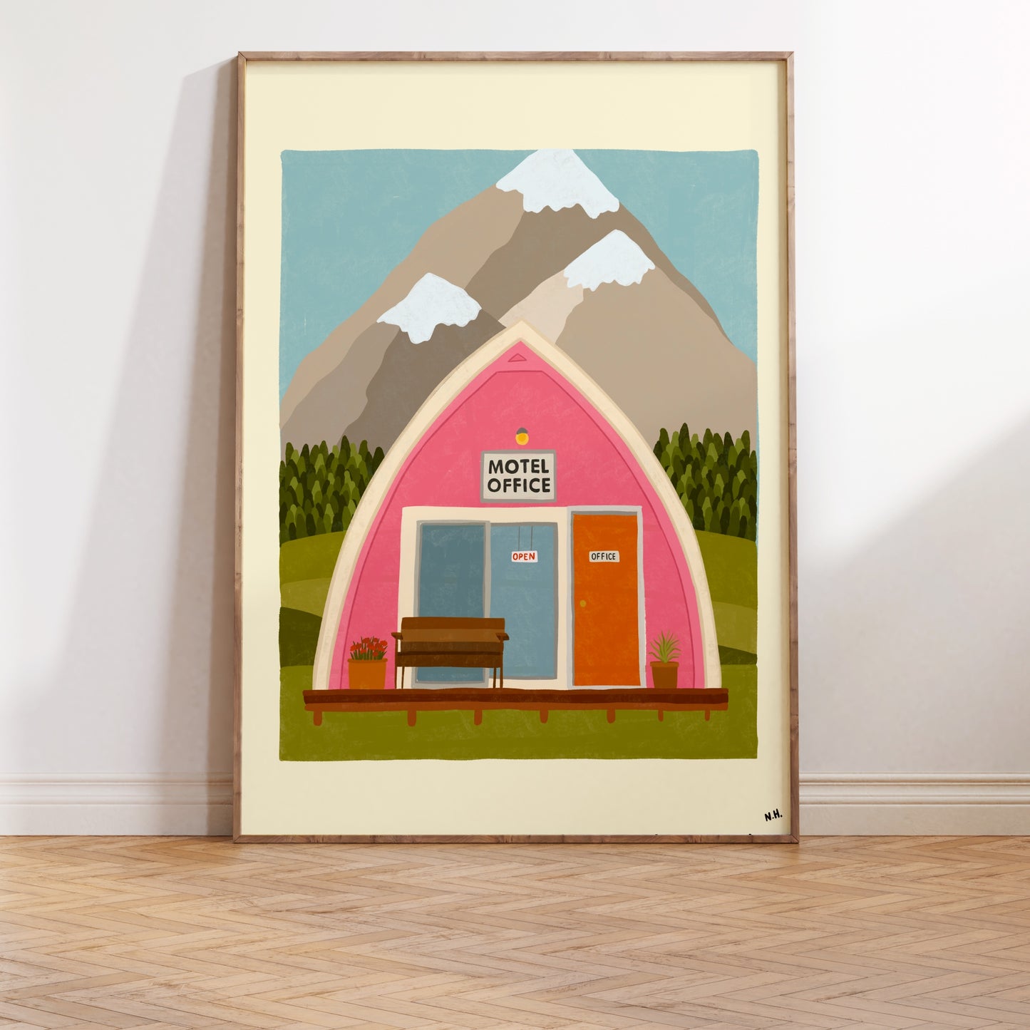 The Motel Office Print