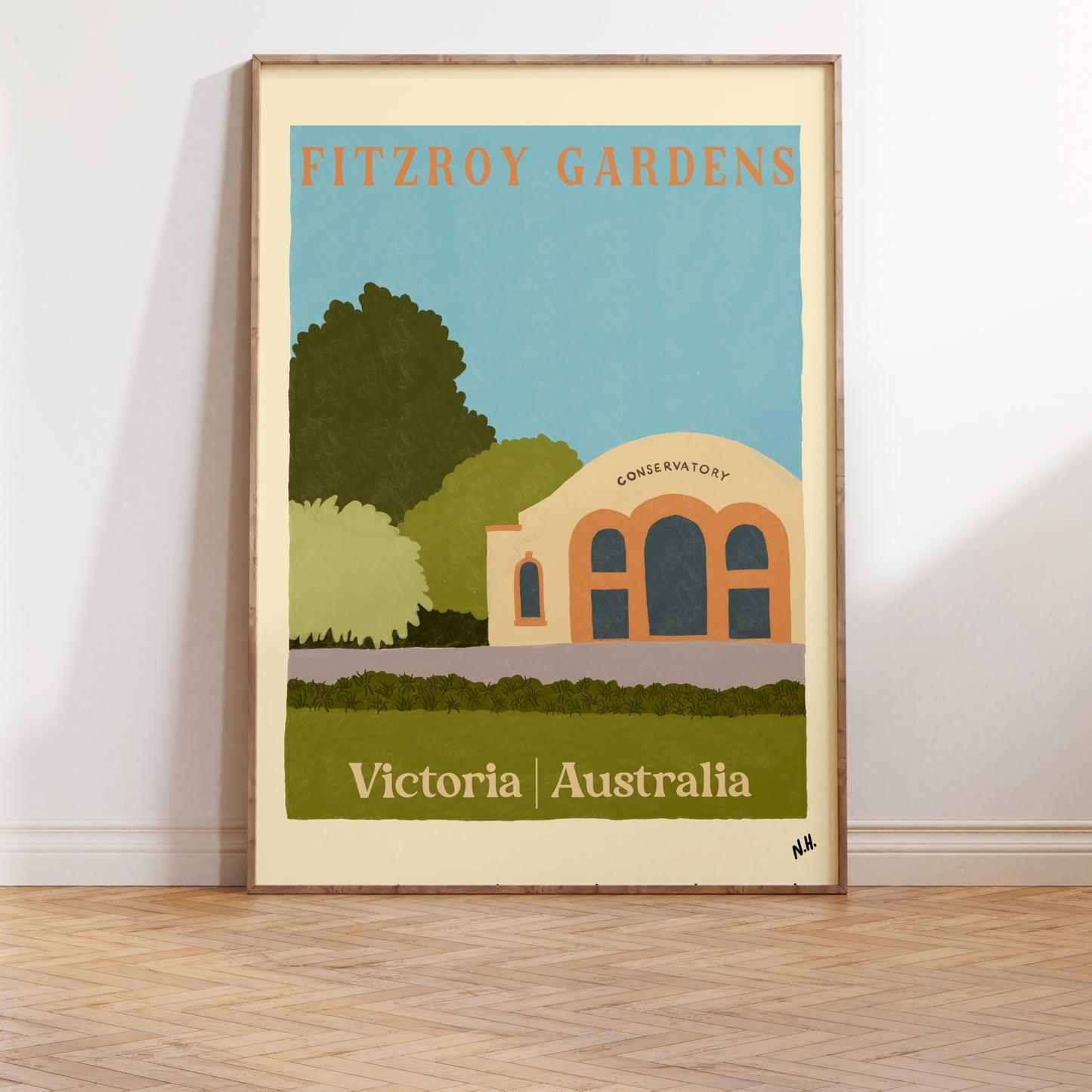 The Fitzroy Gardens Print