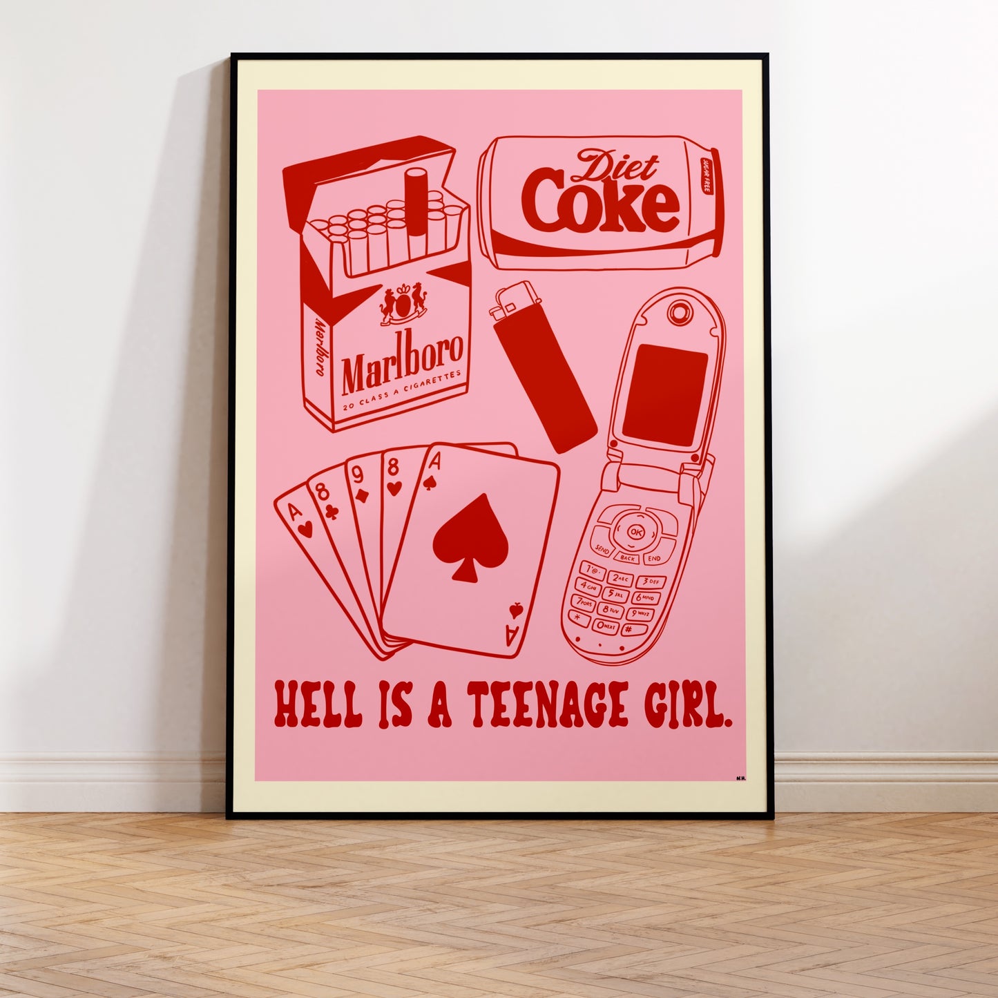 The Hell is a Teenage Girl Print