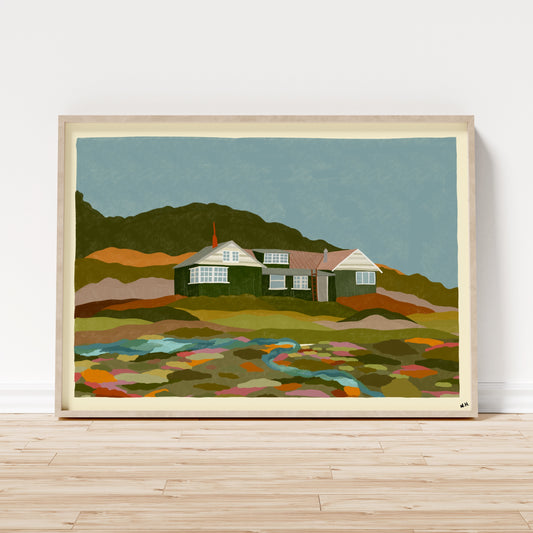 The Green House Print