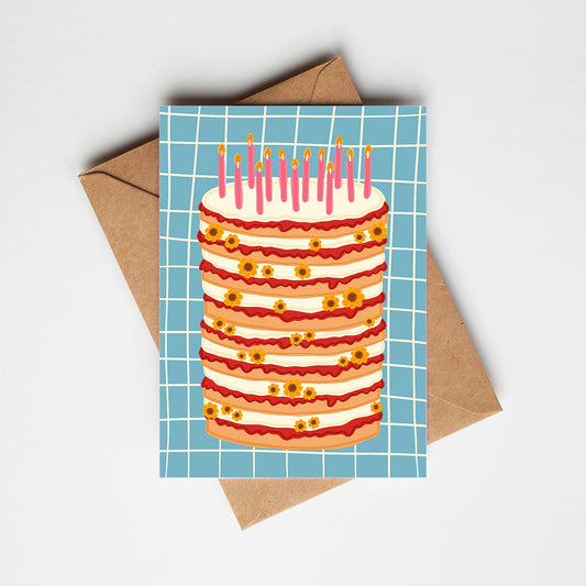 The Sponge Cake Birthday Card 10 pack