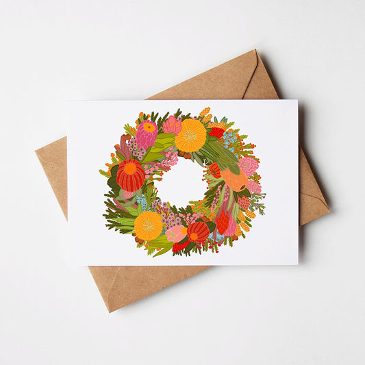 The Wreath Holiday Card 10 pack