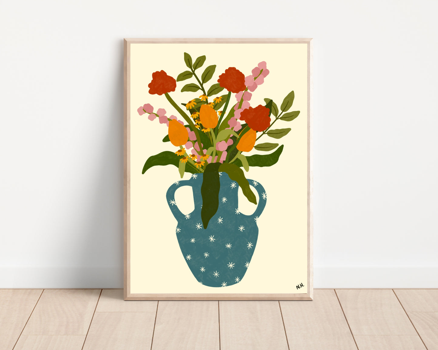 The Star Vase Print